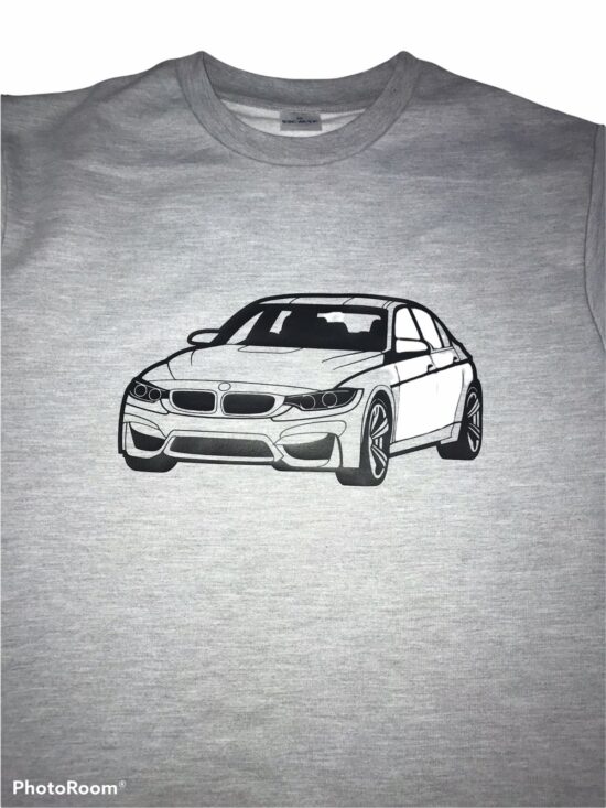 BMW Long Sleeve Grey Sweat Shirt