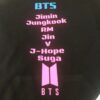 BTS white hoodie candy pink - Image 6