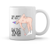 Funny Stretch Mug - You Might Be Old But You Can Still Touch Your Toes - Image 2