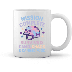 MISSION COMPLETE – Funny Army Return Mug