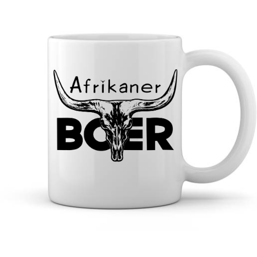 Afrikaner Boer & Boere Meisie Keramiekbekers