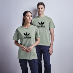 Hadidas Powered by Chaos T-Shirt | Funny South African Hadida Bird Tee