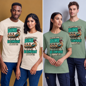 If You’re Going to Be Dumb, Be Confident About It – Hadida T-Shirt
